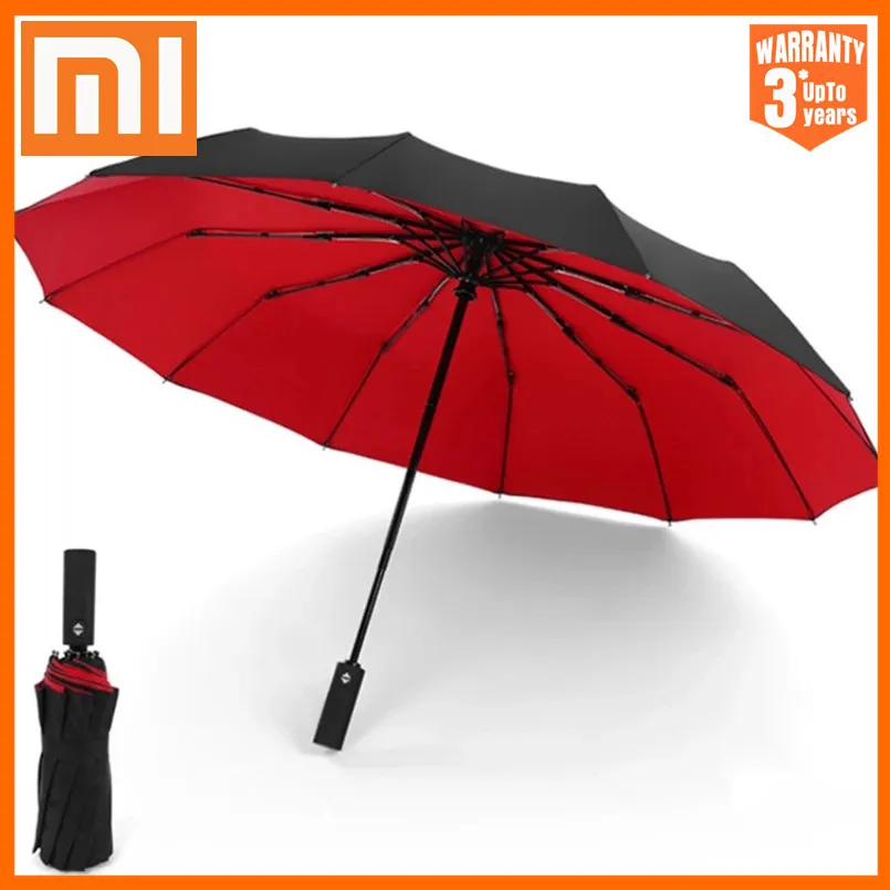 Складной зонт Xiaomi, увеличенный бизнес-зонтик от дождя, для женщин и мужчин, полностью автоматический складной, 12 ребер, три сложения
Складной зонт Xiaomi, увеличенный бизнес-зонтик от дождя, для женщин и мужчин, полностью автоматический складной, 12 ребер, три сложения