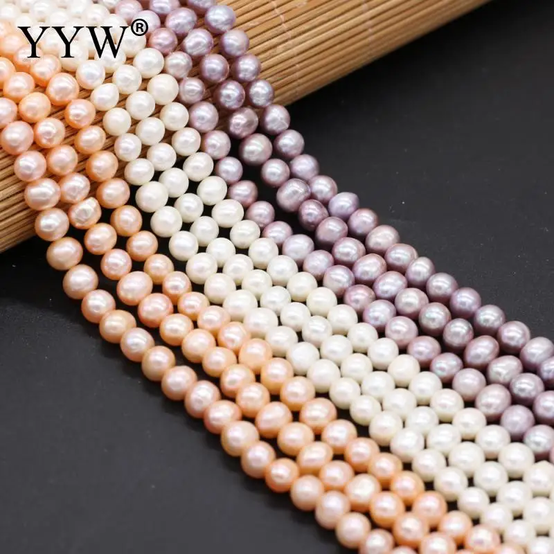 Cultured Round Freshwater Pearl Beads White Purple Shallow Orange For Handmade Jewerly Beads Size About 7-8mm Sold By Strand
Cultured Round Freshwater Pearl Beads White Purple Shallow Orange For Handmade Jewerly Beads Size About 7-8mm Sold By Strand