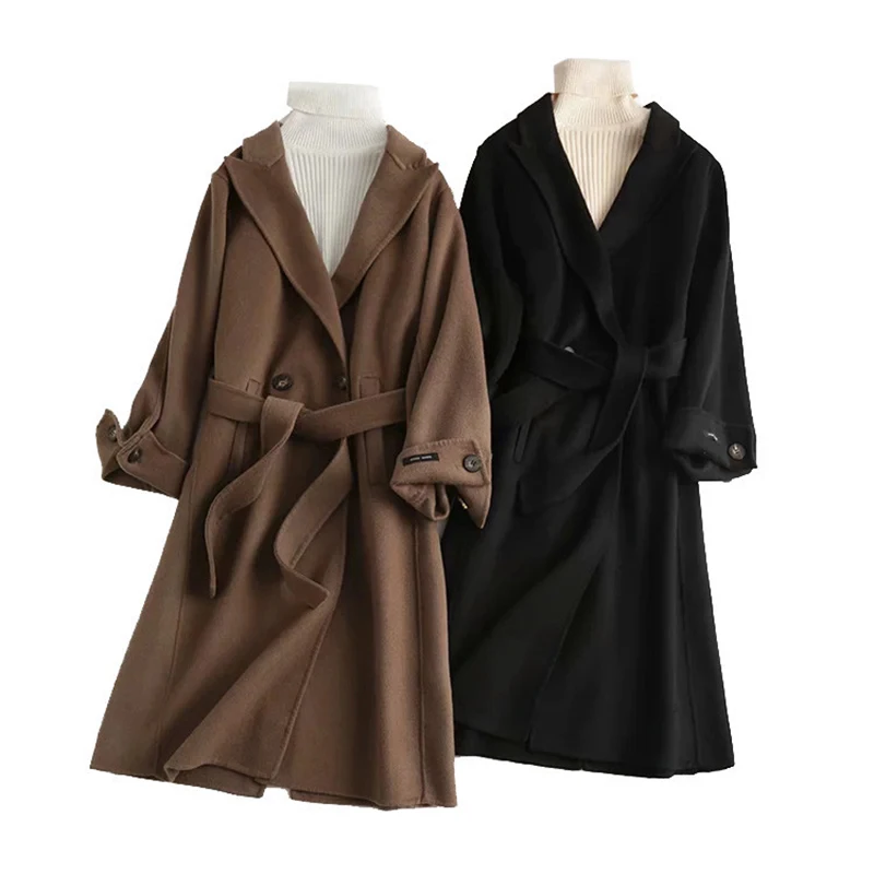2021 Coat Outwear for Women Lace Up Long Spring Winter Loose Comfortable Warm Casual Office Lady Classic Slim Elegant Fashion
2021 Coat Outwear for Women Lace Up Long Spring Winter Loose Comfortable Warm Casual Office Lady Classic Slim Elegant Fashion