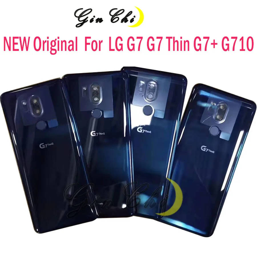 Новое оригинальное стекло для LG G7 ThinQ крышка аккумулятора дверь + G710 G710EM задняя