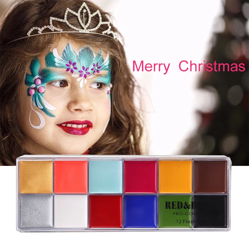 Red&Black Flash Tattoo Paint Oil body painting play clown Halloween makeup paint 12 Color Body&face painted Makeup Christmas
Red&Black Flash Tattoo Paint Oil body painting play clown Halloween makeup paint 12 Color Body&face painted Makeup Christmas