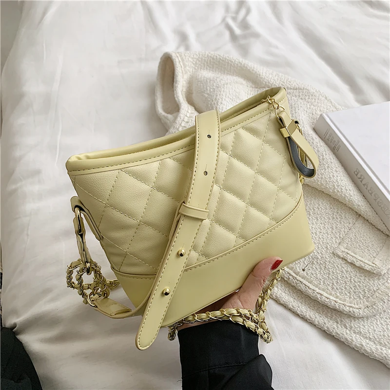 Burminsa Hot Sale Quilted Chain Shoulder Crossbody Bags For Women Luxury Brand Designer Bucket Ladies Purses And Handbags 2021
Burminsa Hot Sale Quilted Chain Shoulder Crossbody Bags For Women Luxury Brand Designer Bucket Ladies Purses And Handbags 2021