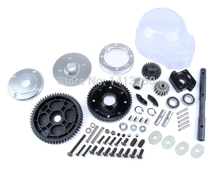 Metal 2 Speed Transmission Kit for 1/5 HPI Rovan Baja Buggy 5B 5T 5SC King Motor RC CAR PARTS
Metal 2 Speed Transmission Kit for 1/5 HPI Rovan Baja Buggy 5B 5T 5SC King Motor RC CAR PARTS