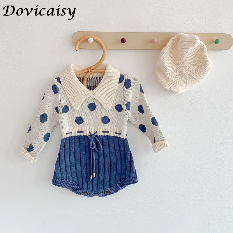2020 Baby Girl Long-sleeve Knitted romper Overalls Autumn Baby Knitted Rompers Sweater Infant Girl Princess Cotton Clothes
2020 Baby Girl Long-sleeve Knitted romper Overalls Autumn Baby Knitted Rompers Sweater Infant Girl Princess Cotton Clothes