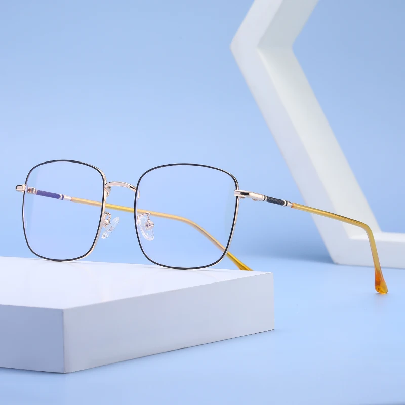 LAMOFUR Retro Rectangle Women's Glasses Frame Men Metal Optical Eyeglasses 2021 Fashion Transparent Spectacles 54C-2091
LAMOFUR Retro Rectangle Women's Glasses Frame Men Metal Optical Eyeglasses 2021 Fashion Transparent Spectacles 54C-2091
