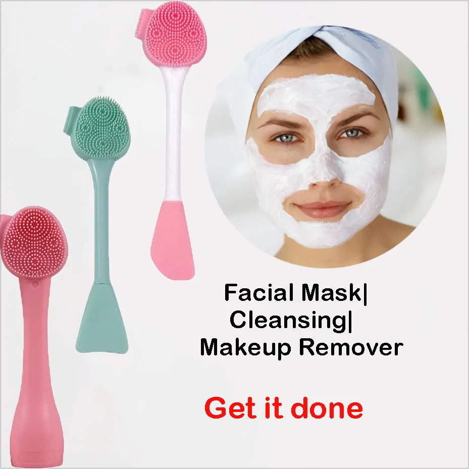 Double-sided Silicone Skin Care Brush Facial Cleanser Facial Massage Washing Product Skin Care Brush Tool Makeup Accessories
Double-sided Silicone Skin Care Brush Facial Cleanser Facial Massage Washing Product Skin Care Brush Tool Makeup Accessories