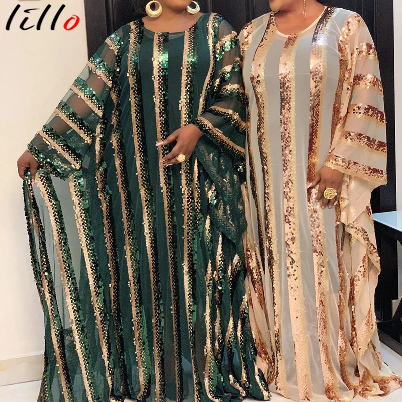Африканские платья для женщин, большие размеры, Dashiki, полностью расшитые блестками, Abaya, Дубай, мусульманское, Boubou, вечернее длинное платье, в...
Африканские платья для женщин, большие размеры, Dashiki, полностью расшитые блестками, Abaya, Дубай, мусульманское, Boubou, вечернее длинное платье, в...