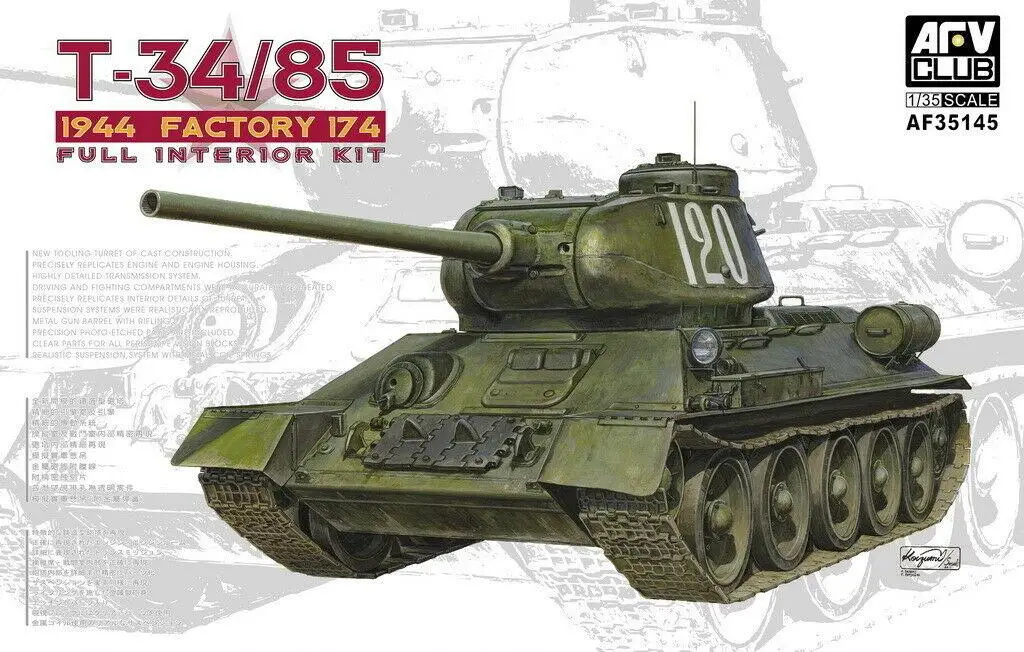 AFV Club AF35145 1/35 времен Второй мировой войны мечта/76 1944 фабрика 174 полный комплект интерьера
AFV Club AF35145 1/35 времен Второй мировой войны мечта/76 1944 фабрика 174 полный комплект интерьера
