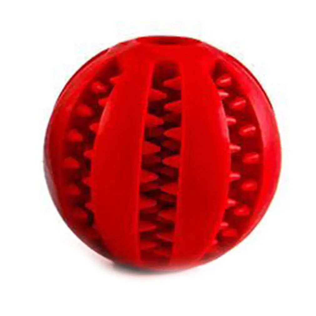 Резиновый мяч для собак забавная игрушка щенков большие питомцы чистки зубов
