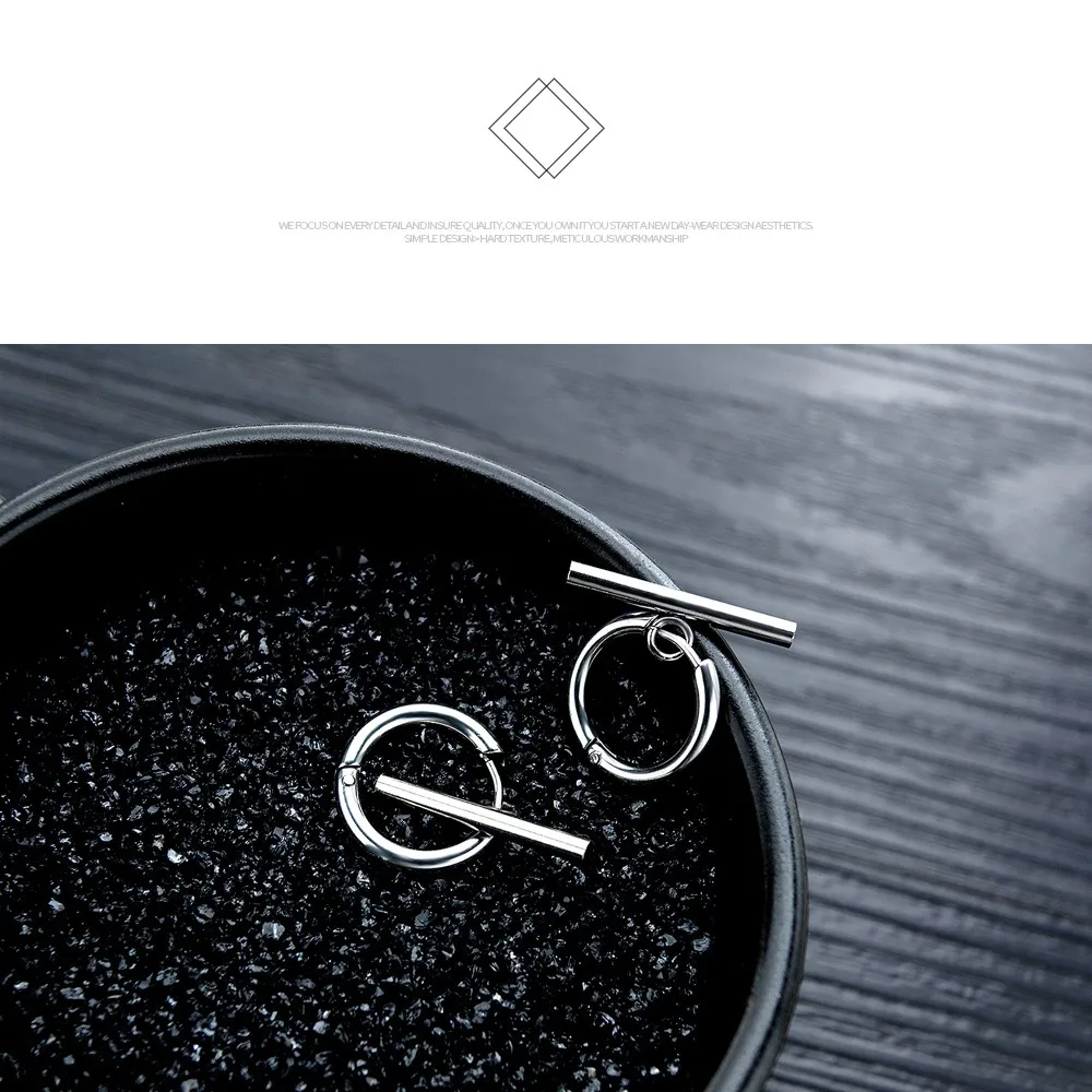 Cyue European Personalized Hoop Earrings Fashion Popular Stainless Steel Student Ear Clip Jewelry For Women Men
Cyue European Personalized Hoop Earrings Fashion Popular Stainless Steel Student Ear Clip Jewelry For Women Men