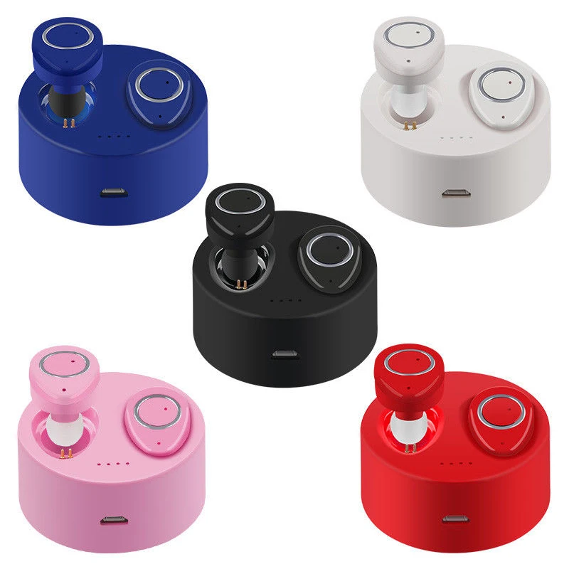 Wireless Stereo Mini Bluetooth Earbuds Earphone 4.1 Binaural Headset Sound Noise Cancellation | Электроника