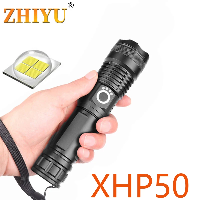 Xhp50.2 zoom the most powerful flashlight 18650 or 26650 battery USB LED flashlight 5 modes Xhp50 best outdoor camping
Xhp50.2 zoom the most powerful flashlight 18650 or 26650 battery USB LED flashlight 5 modes Xhp50 best outdoor camping