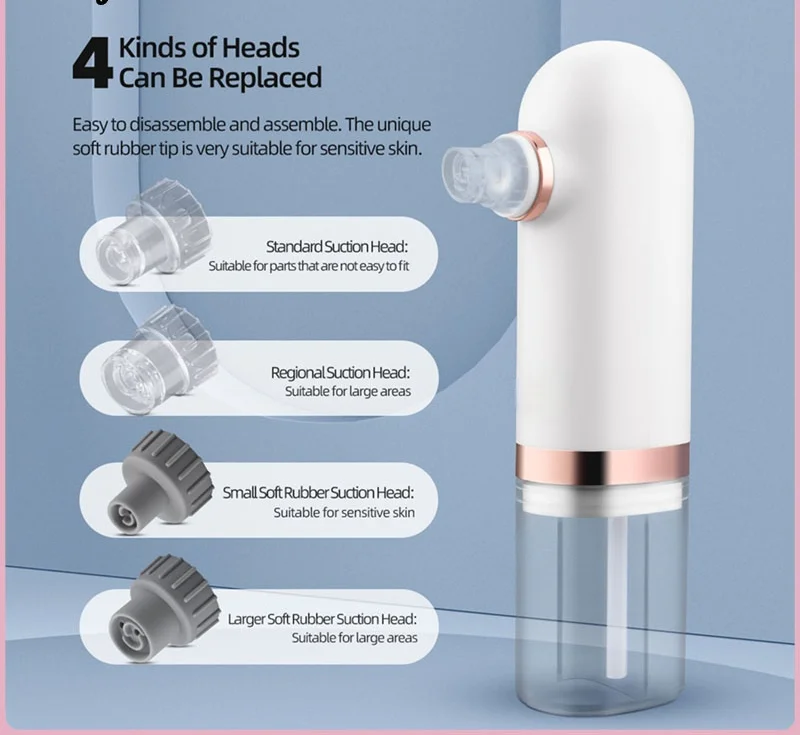 Small Bubble Blackhead Remover Water Circulation Face Pore Vacuum Injection Oxygen Acne Pimple Removal Beauty Skin Care
Small Bubble Blackhead Remover Water Circulation Face Pore Vacuum Injection Oxygen Acne Pimple Removal Beauty Skin Care
