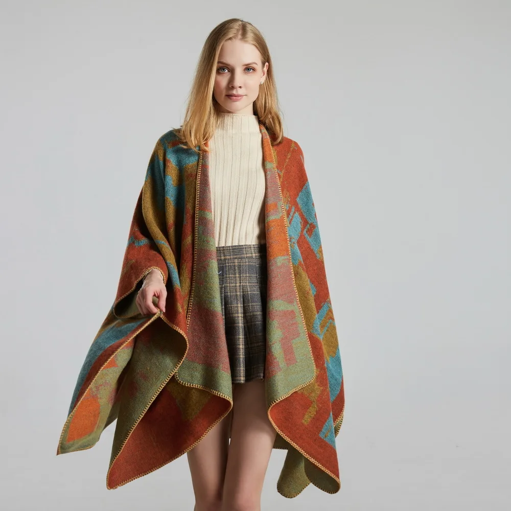 FXAASS New 2020 Autumn Winter Shawl Fashion Poncho Women Cashmere Scarf Lady Luxury Blanket Warm Pashmina Checkered Print Cape
FXAASS New 2020 Autumn Winter Shawl Fashion Poncho Women Cashmere Scarf Lady Luxury Blanket Warm Pashmina Checkered Print Cape