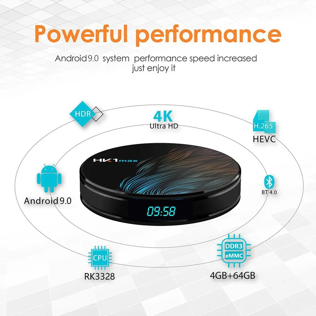HK1 MAX Android 9.0 TV BOX 4K Youtube Google Assistant RK3328 4G 64G 3D Video TV receiver Wifi Play Store Smart Set top TV Box
HK1 MAX Android 9.0 TV BOX 4K Youtube Google Assistant RK3328 4G 64G 3D Video TV receiver Wifi Play Store Smart Set top TV Box