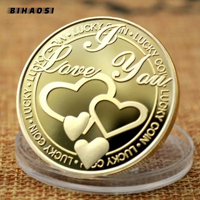 Love auspicious metal craft Coin Silver Plated Gold Plated commemorative coin relief commemorative love customized metal crafts
Love auspicious metal craft Coin Silver Plated Gold Plated commemorative coin relief commemorative love customized metal crafts