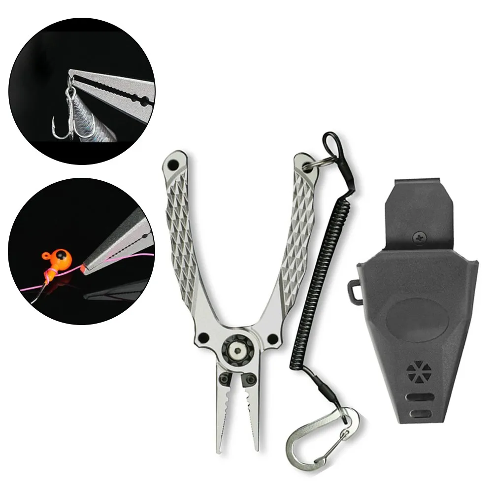 Aluminum Fishing Pliers Split Ring Cutter Hook Remover Braid Cutter With Lanyard Durable Fishing Iscas Pesca Tackle Tools
Aluminum Fishing Pliers Split Ring Cutter Hook Remover Braid Cutter With Lanyard Durable Fishing Iscas Pesca Tackle Tools