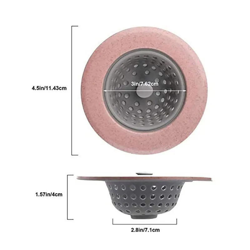 Anti Clog Flexible Sink Strainer 4 Pcs Kitchen Basket Catcher 4.3 Inch Wide Rim Perfect for Most Sink Drains Kitchen Tools
Anti Clog Flexible Sink Strainer 4 Pcs Kitchen Basket Catcher 4.3 Inch Wide Rim Perfect for Most Sink Drains Kitchen Tools
