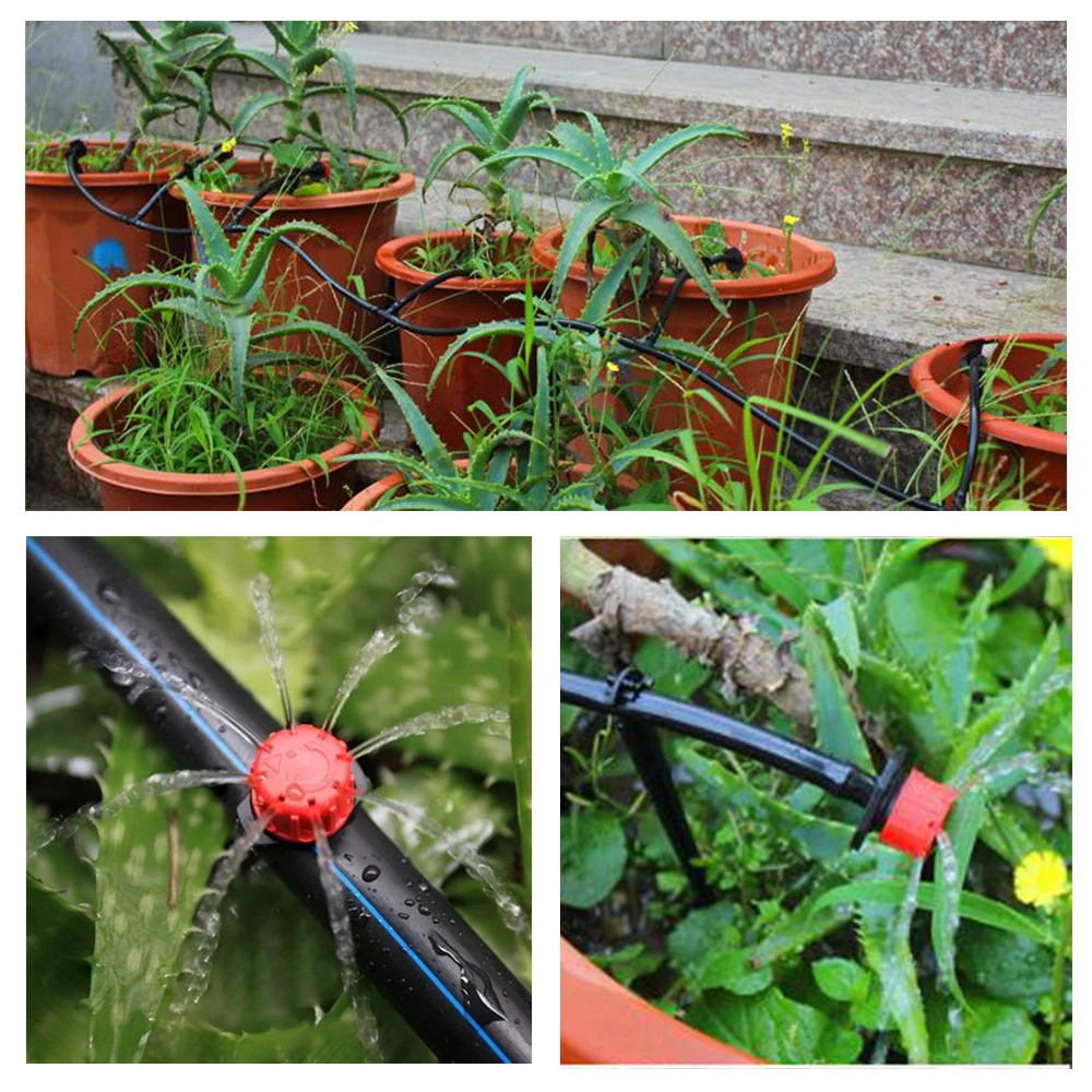 50M Self Automatic Garden Watering System Water Drip Irrigation System Plant Watering Kit Irrigation Drippers Mist Set
50M Self Automatic Garden Watering System Water Drip Irrigation System Plant Watering Kit Irrigation Drippers Mist Set