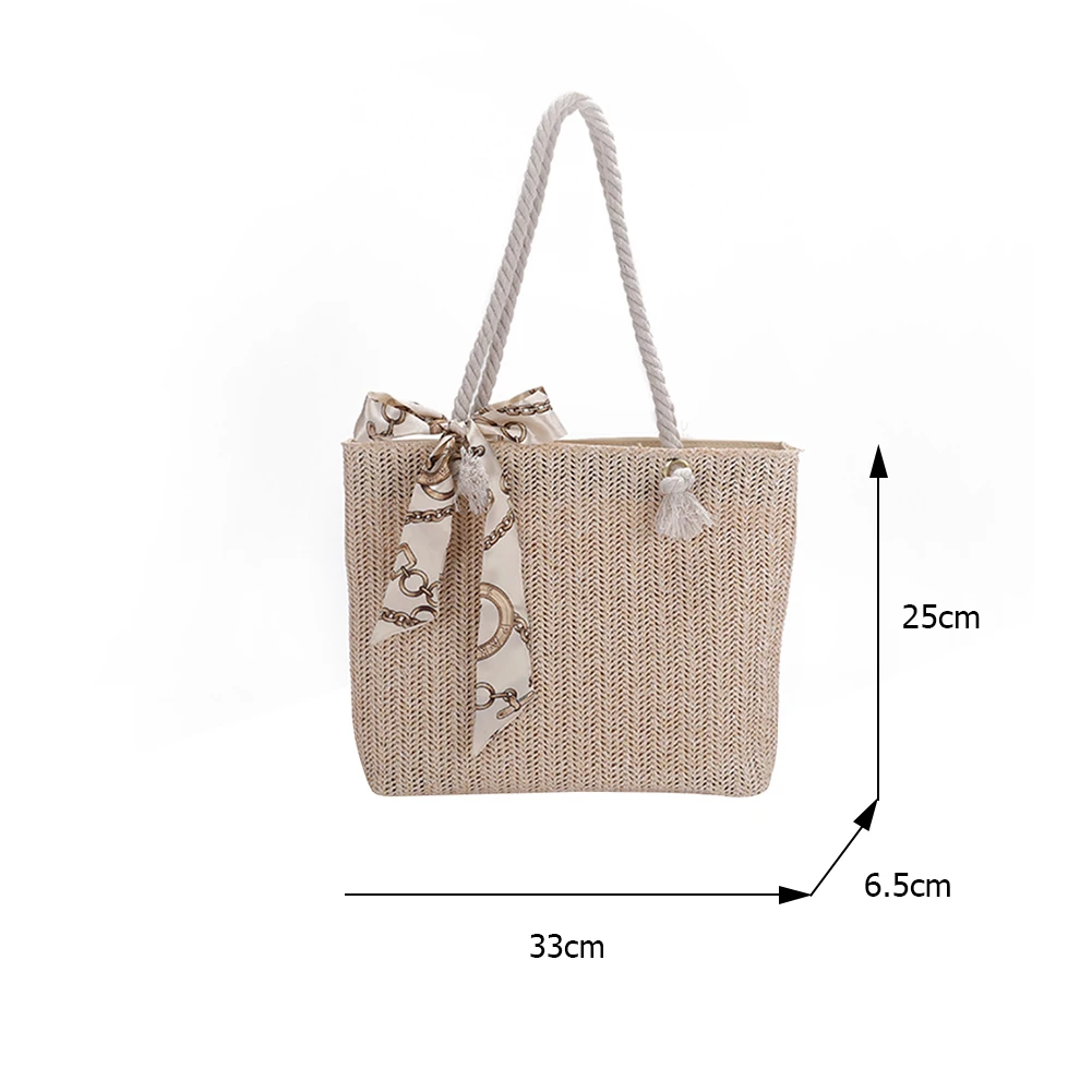 Spring Summer Fashion Straw Woven Underarm Shoulder Bags For Women Casual Silk Scarf Ladies Large Capacity Shopping Handbags
Spring Summer Fashion Straw Woven Underarm Shoulder Bags For Women Casual Silk Scarf Ladies Large Capacity Shopping Handbags