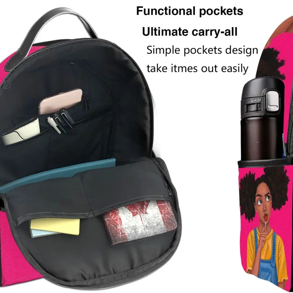 NOISYDESIGNS African Backpack Cartoon African Black Girls Print School Bag Kids Cute Book Teenager Bags Schoolbags Mochila
NOISYDESIGNS African Backpack Cartoon African Black Girls Print School Bag Kids Cute Book Teenager Bags Schoolbags Mochila