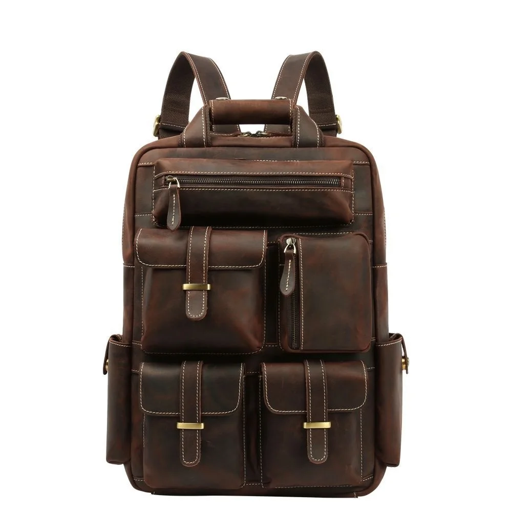 Lethargic Crazy HorseLleather Backpack Men Europe And The United States Retro Travel Bag Men Leather Backpack Travel Capacity
Lethargic Crazy HorseLleather Backpack Men Europe And The United States Retro Travel Bag Men Leather Backpack Travel Capacity