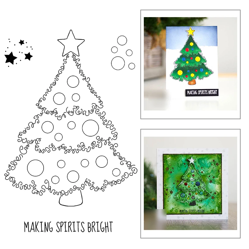New Christmas Tree Star Pattern Clear Stamps for Craft Making Scrapbooking Album Greeting Card No Metal Cutting Dies 2021
New Christmas Tree Star Pattern Clear Stamps for Craft Making Scrapbooking Album Greeting Card No Metal Cutting Dies 2021