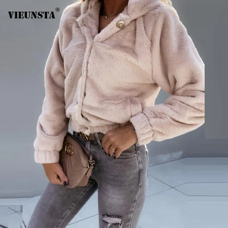 Autumn Winter Women Casual Long Sleeve Fleece Tops 2021 New Lady Solid Shaggy Sweatshirts Cardigan Female New Design Coat Hoodie
Autumn Winter Women Casual Long Sleeve Fleece Tops 2021 New Lady Solid Shaggy Sweatshirts Cardigan Female New Design Coat Hoodie