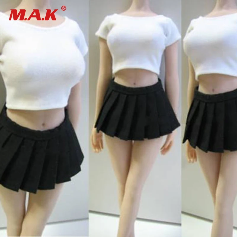 Масштаб 1:6 Женская одежда для девушек белая футболка короткая юбка Сексуальная Милая для 12 дюймов Женская экшн-фигурка игрушки аксессуары
Масштаб 1:6 Женская одежда для девушек белая футболка короткая юбка Сексуальная Милая для 12 дюймов Женская экшн-фигурка игрушки аксессуары