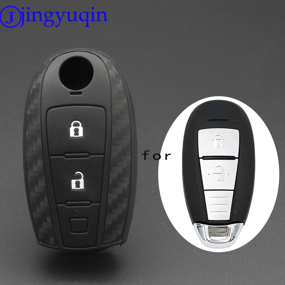 jingyuqin 2Buttons Carbon fiber Pattern Soft Silicone Protect Car key Case Cover for SUZUKI Swift Sport SX4 SCROSS
jingyuqin 2Buttons Carbon fiber Pattern Soft Silicone Protect Car key Case Cover for SUZUKI Swift Sport SX4 SCROSS