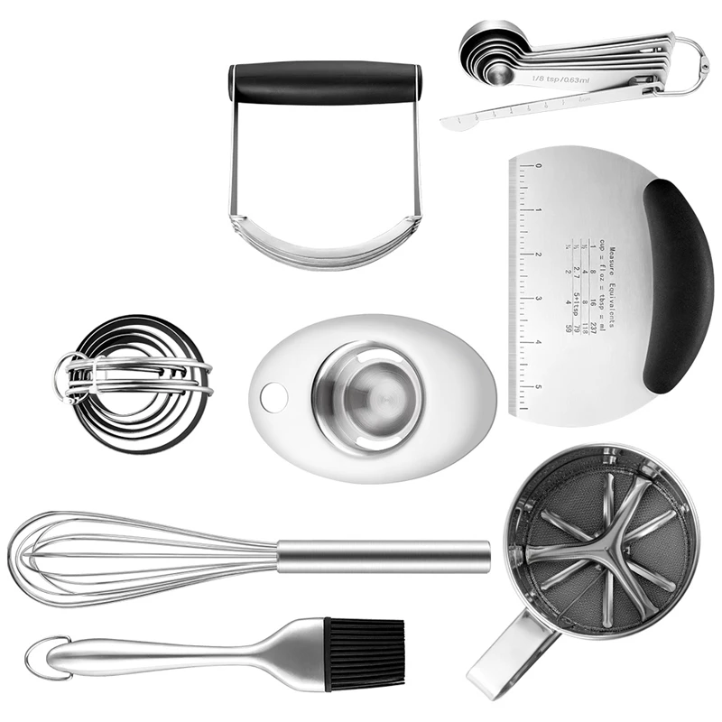 1Set Professional Baking Dough Tools for DIY Cooking Cookies and Donuts,Beginner Baking Set
1Set Professional Baking Dough Tools for DIY Cooking Cookies and Donuts,Beginner Baking Set