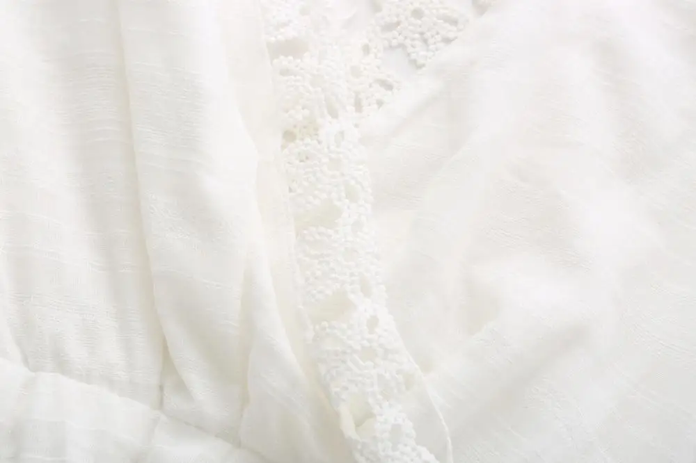Women's A-line Dress Splice Lace Elegant Mini Dress Solid Color Fashion Backless Robes Autumn NEW Bandage White Dresses BOHO
Women's A-line Dress Splice Lace Elegant Mini Dress Solid Color Fashion Backless Robes Autumn NEW Bandage White Dresses BOHO