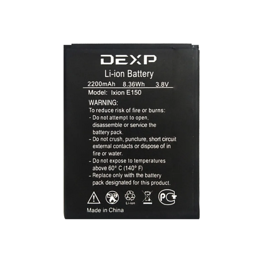 100% Новинка 2200 мАч Ixion E150 батарея для DEXP Soul мобильного телефона|Аккумуляторы