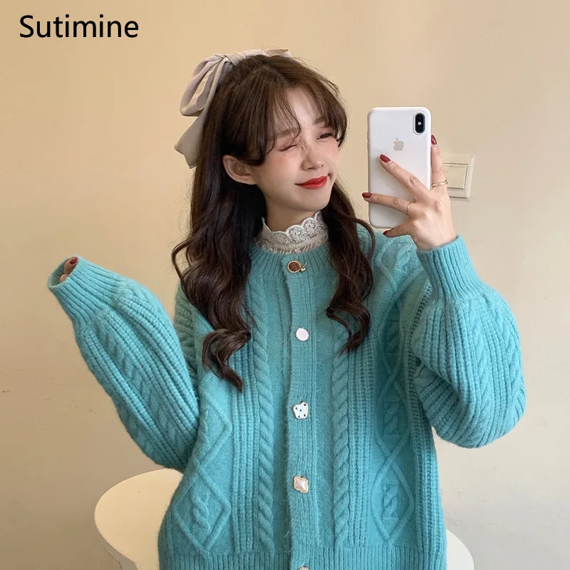 Round Neck Knitted Cardigan 2021 Spring and Autumn New Loose Retro Lazy Style Japanese Sweater Coat Women Pink Knit Cardigan
Round Neck Knitted Cardigan 2021 Spring and Autumn New Loose Retro Lazy Style Japanese Sweater Coat Women Pink Knit Cardigan