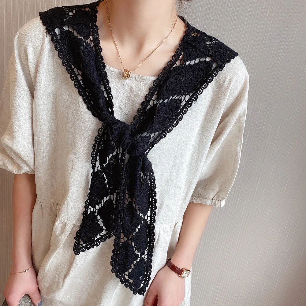 40*83cm Women Girls Shawl Scarf Decoration Lace Solid Fake Detachable Collar Protect Neck Shoulder Dress Accessories
40*83cm Women Girls Shawl Scarf Decoration Lace Solid Fake Detachable Collar Protect Neck Shoulder Dress Accessories