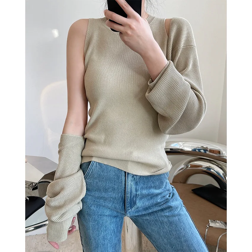 Spring New Europe And The United States Ins Fashionable Design Vest Two Piece Set Show Thin Shawl Style Sleeve Sweater Suit Wome
Spring New Europe And The United States Ins Fashionable Design Vest Two Piece Set Show Thin Shawl Style Sleeve Sweater Suit Wome