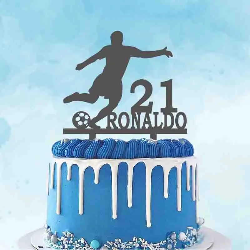 Personalized Football Cake Topper Custom Name Age Man Playing Football For Football Fans Birthday Party Cake Decoration Topper
Personalized Football Cake Topper Custom Name Age Man Playing Football For Football Fans Birthday Party Cake Decoration Topper