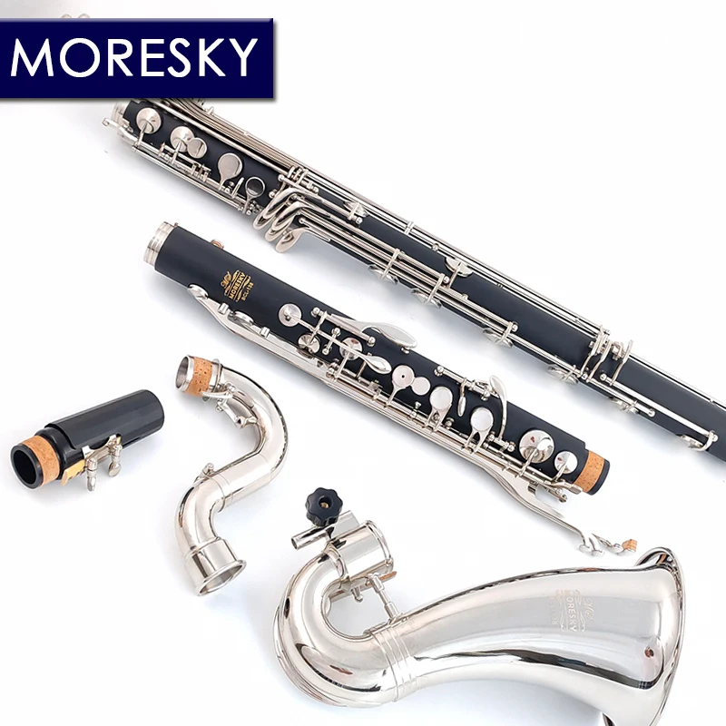MORESKY бас кларнет Профессиональный кларнет низкий тон понижающийся тон B
MORESKY бас кларнет Профессиональный кларнет низкий тон понижающийся тон B