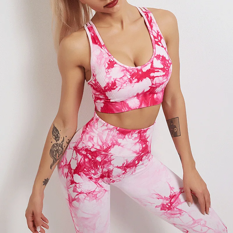 Seamless Fitness Yoga Set Summer Sports Suit Tie Dye Gyms Sport Bra Running High Waist Leggings 2021 New Tracksuit Hip lift
Seamless Fitness Yoga Set Summer Sports Suit Tie Dye Gyms Sport Bra Running High Waist Leggings 2021 New Tracksuit Hip lift