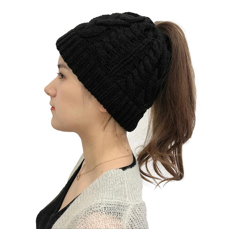 Winter Knitting Hats Winter Women Hat Ladies Girl Stretch Knit Hat Messy Bun Ponytail Beanie Holey Warm Hats Caps
Winter Knitting Hats Winter Women Hat Ladies Girl Stretch Knit Hat Messy Bun Ponytail Beanie Holey Warm Hats Caps
