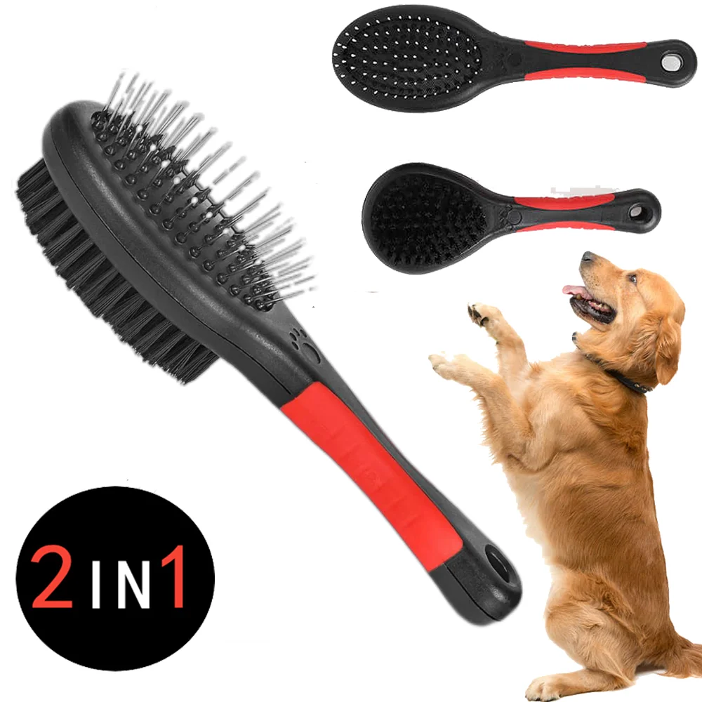 Dog Grooming Brush And Comb Detangling Removes Hair Cat Supplies Product Care Pet Accessories Wet Double Side Bathing Fur Tool
Dog Grooming Brush And Comb Detangling Removes Hair Cat Supplies Product Care Pet Accessories Wet Double Side Bathing Fur Tool