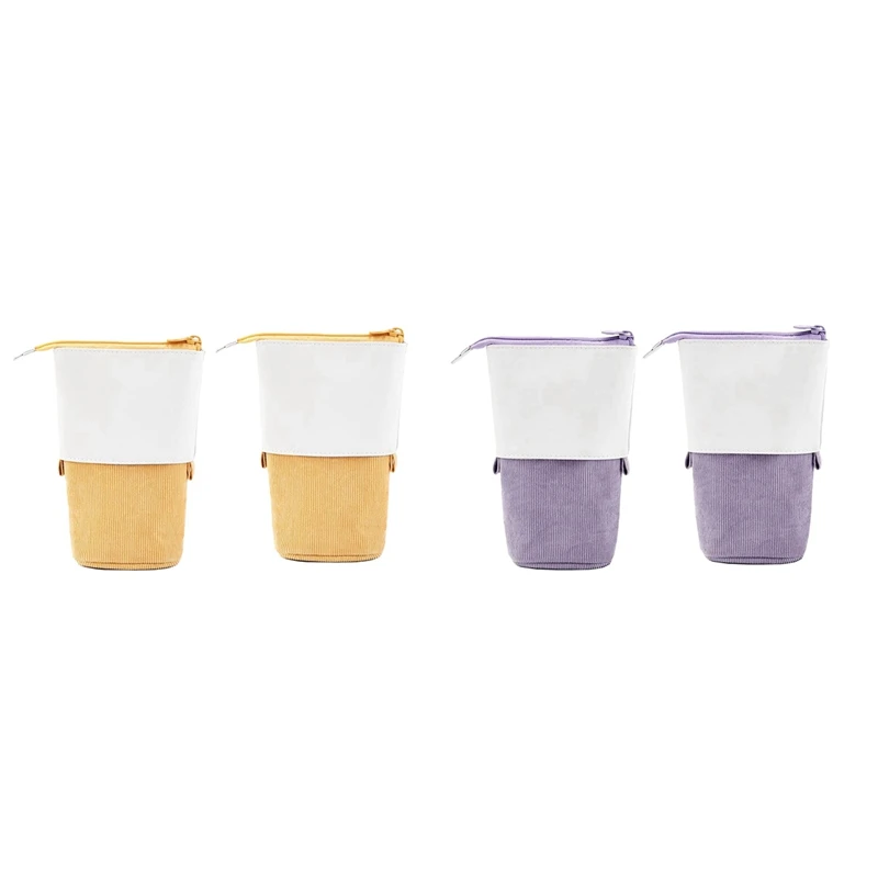 4Pcs Pen Pencil Telescopic Holder Stationery Case PU Corduroy Stand-Up Transformer Bag Organizer Makeup Bag - a & E
4Pcs Pen Pencil Telescopic Holder Stationery Case PU Corduroy Stand-Up Transformer Bag Organizer Makeup Bag - a & E