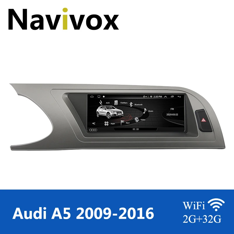 DVD GPS мультимедийный плеер Navivox Audi A5 Android 10 для B8 8T 2009 ~ 2016 Аудио Видео Стерео