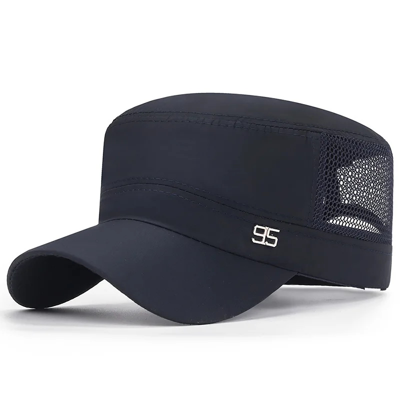 Flat Top Cap Sun Protection Sun Protection Cap Summer Breathable Hat Mesh Military Hat Mesh Casual Hat Simplicity Adjustable
Flat Top Cap Sun Protection Sun Protection Cap Summer Breathable Hat Mesh Military Hat Mesh Casual Hat Simplicity Adjustable
