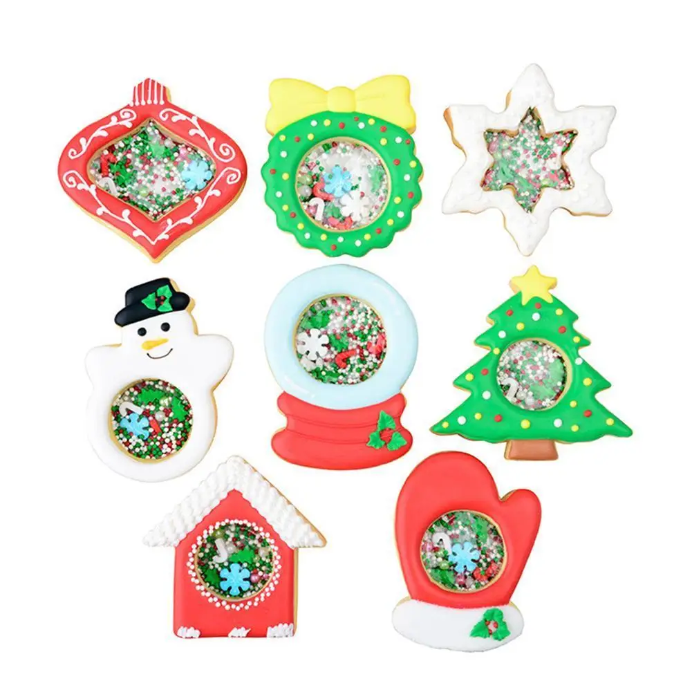 Christmas Cookie Cutter Biscuit Stamp Fondant Mould Xmas Shaking Snowflake Snowman Cake Decoration Tools Baking Moulds
Christmas Cookie Cutter Biscuit Stamp Fondant Mould Xmas Shaking Snowflake Snowman Cake Decoration Tools Baking Moulds