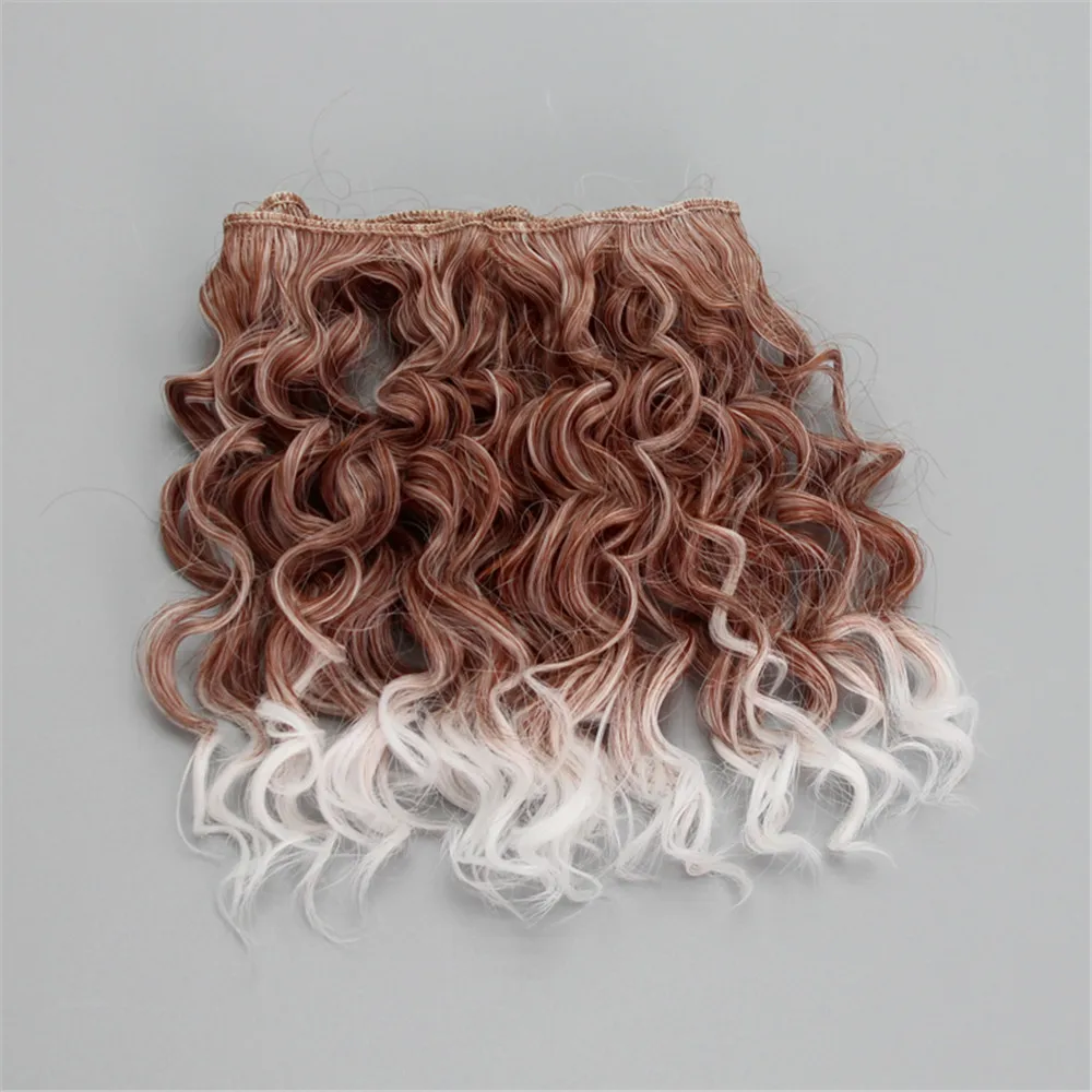 15*100cm High Quality Screw Curly Hair Extensions for All Dolls DIY Hair Wigs Heat Resistant Fiber Hair Wefts Accessories toys 
15*100cm High Quality Screw Curly Hair Extensions for All Dolls DIY Hair Wigs Heat Resistant Fiber Hair Wefts Accessories toys