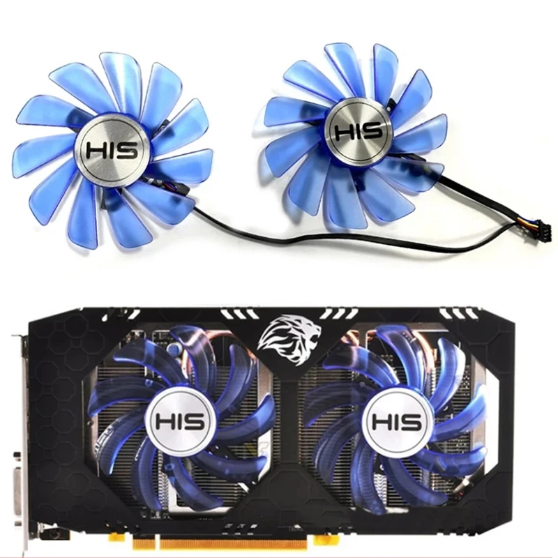NEW 2PCS 85MM 4PIN FDC10H12S9-C GPU Fan,For HIS RX 470 IceQ X2 Turbo 4GB,RX 470 IceQ X2 OC 4GB,RX474 RX570 RX574 RX580 RX588 Fan
NEW 2PCS 85MM 4PIN FDC10H12S9-C GPU Fan,For HIS RX 470 IceQ X2 Turbo 4GB,RX 470 IceQ X2 OC 4GB,RX474 RX570 RX574 RX580 RX588 Fan