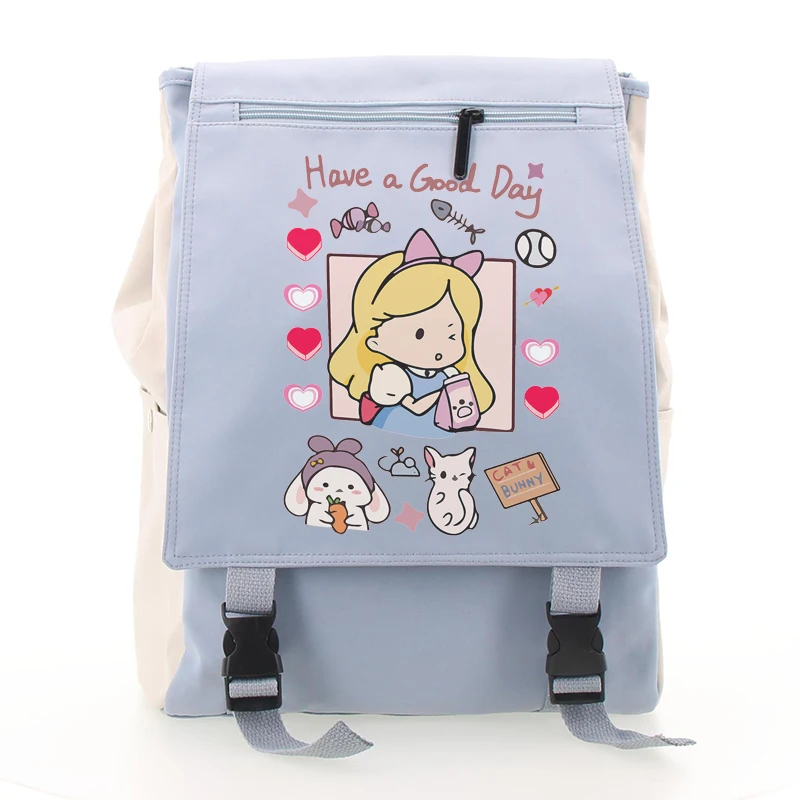 2021 Cute Have A Nice Day Letters Printed Backpack Women Nylon Candy Colors School Bags for Teenage Girl Travel Rucksack
2021 Cute Have A Nice Day Letters Printed Backpack Women Nylon Candy Colors School Bags for Teenage Girl Travel Rucksack