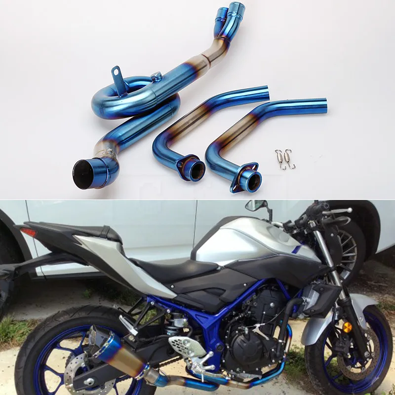 Выхлопной глушитель для мотоцикла Yamaha R3 R25 2014 2015 2016 15 16 YZF R 25 средняя труба и