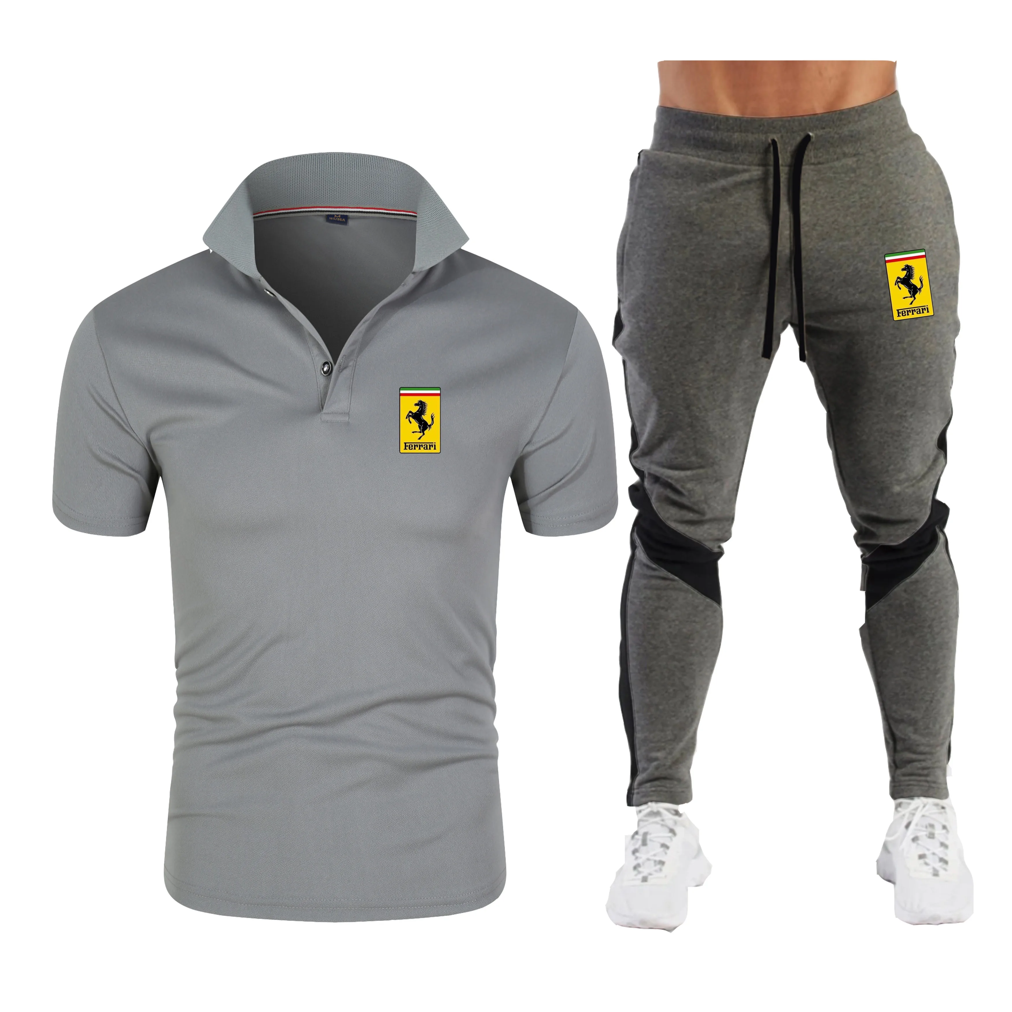 2021 summer new brand Ferrari men's polo shirt + sports stretch trousers men's trendy fashion casual business suit
2021 summer new brand Ferrari men's polo shirt + sports stretch trousers men's trendy fashion casual business suit